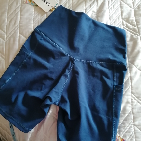 Colorfulkoala 6" Bike Shorts with Pockets, Blue XS - Picture 2 of 7